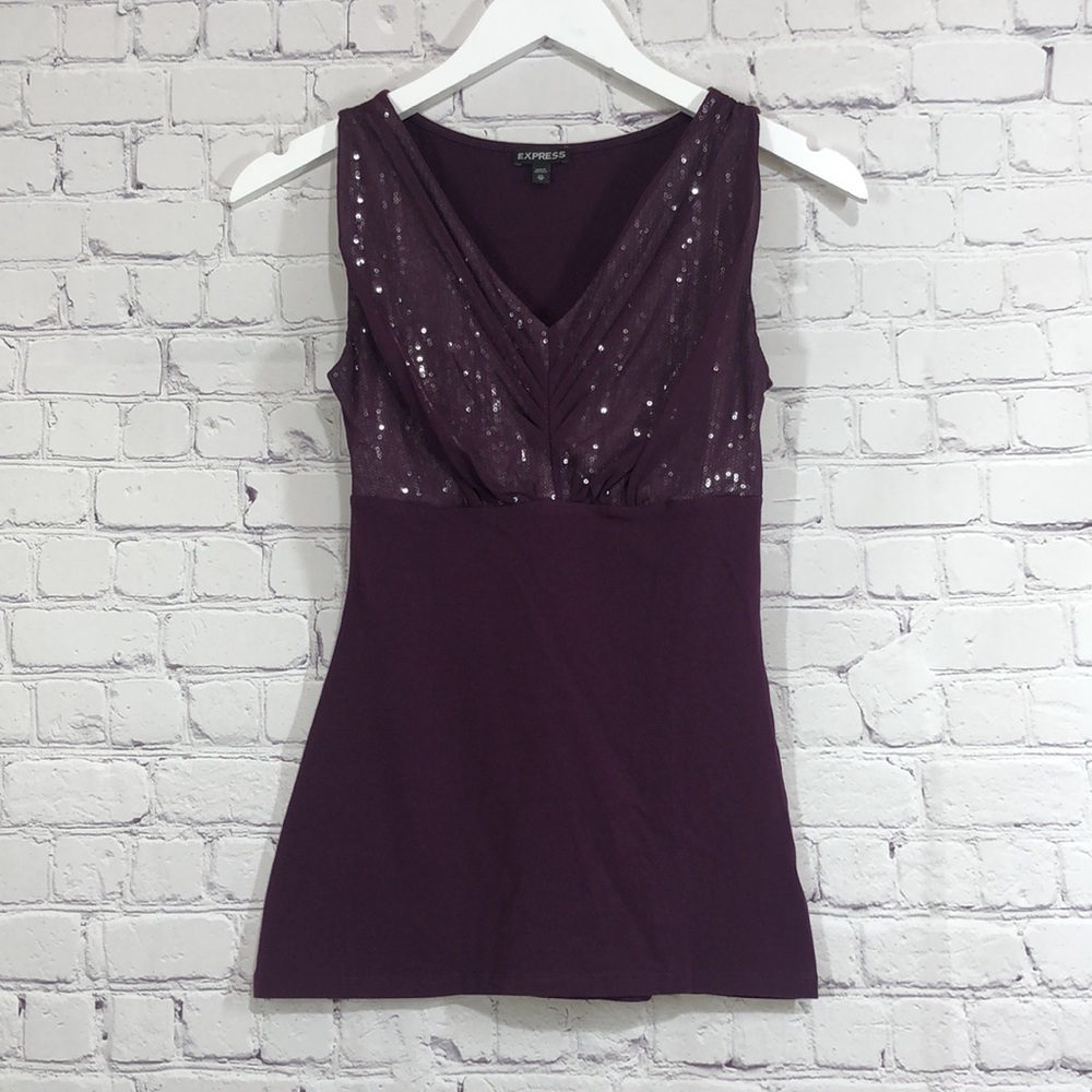 Express no sleeves purple